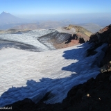 21 Crater Glaciado Vn. Quetrupillan 2.376msnm & Vn. Lanin 3.728msnm